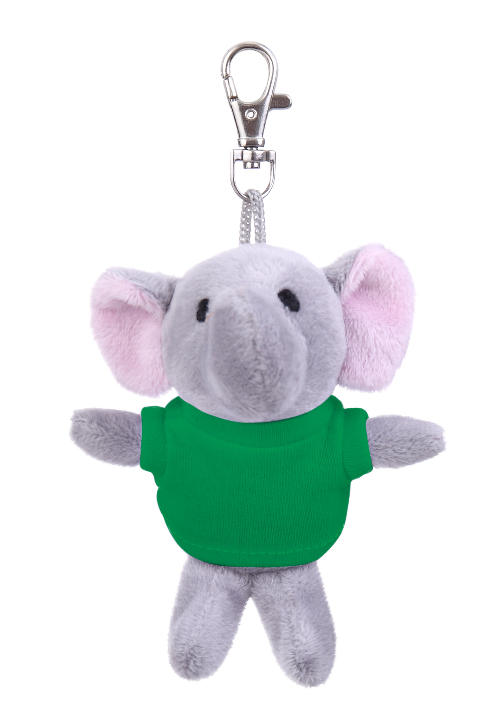 Soft Plush Elephant Keychain with Tee 9