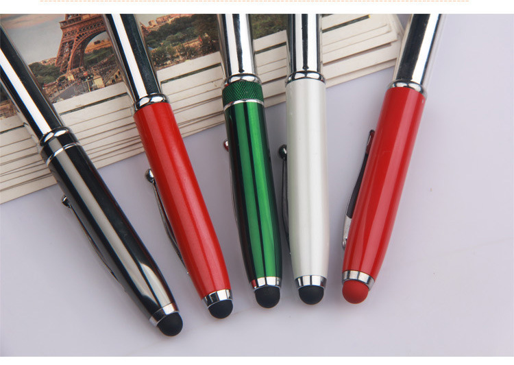 3 in 1 Multifunction LED Light & Aluminum Ballpoint Pen 1