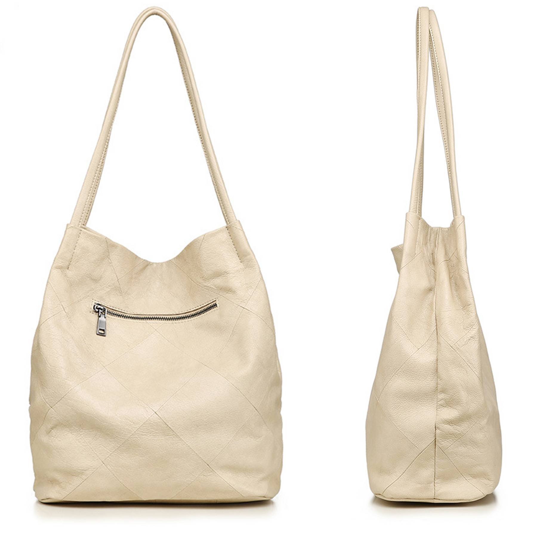 Genuine Leather Bucket Bags for Women 6
