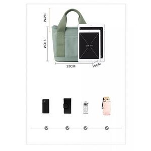 Insulated Grocery Tote Bag With Zippered Top, custom tote bag with logo imprint 5