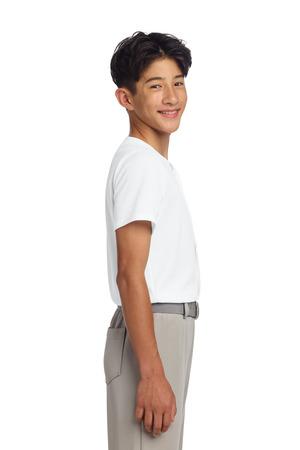 Sport-Tek Youth PosiCharge Tough Mesh Full-Button Jersey YST220 16
