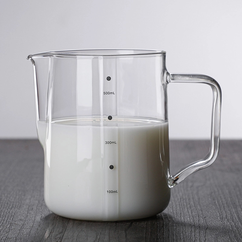 10/16 OZ. Glass Milk Frothing Pitcher Cup - Latte Art 12