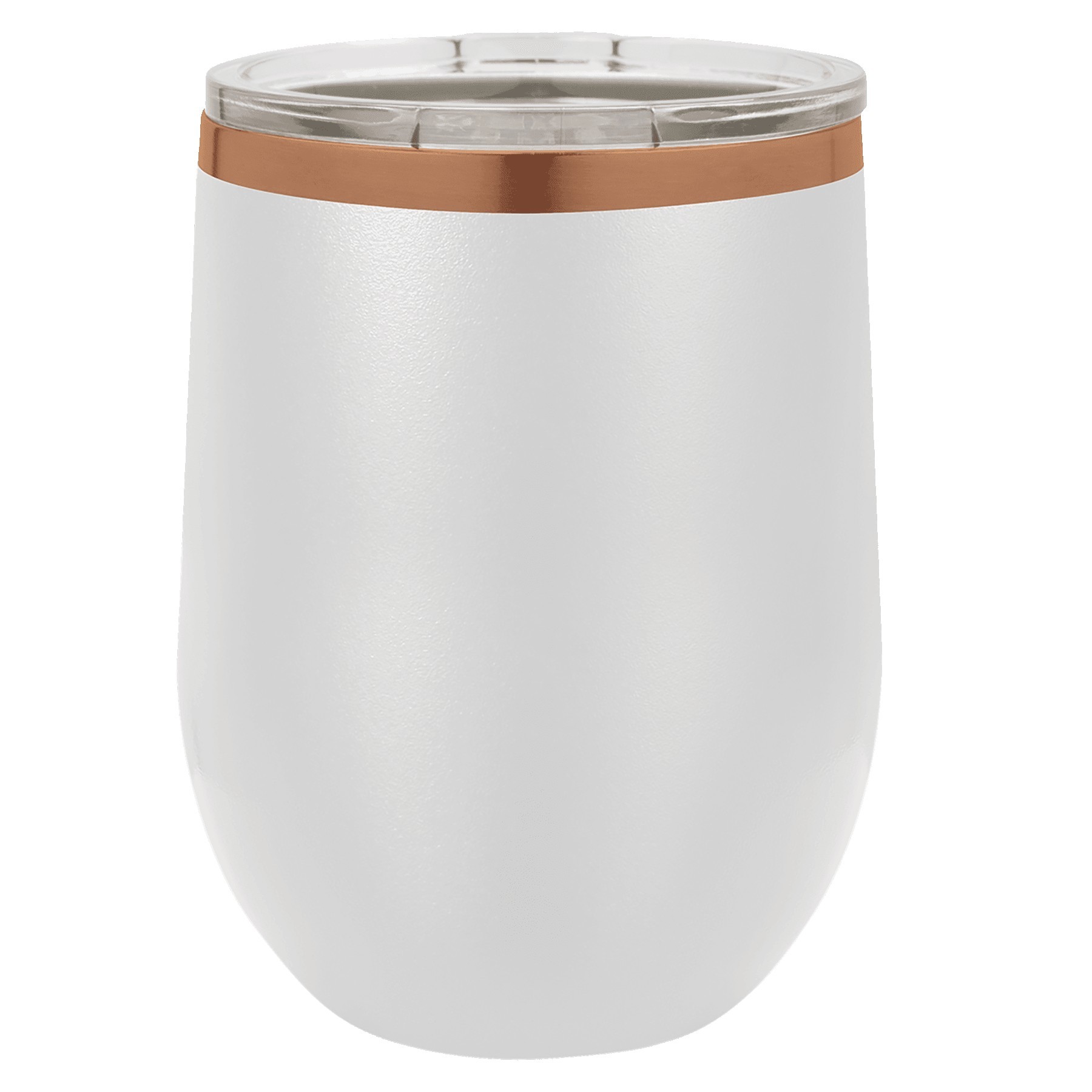 Polar Camel 12 Oz. ION-Plated Rose Gold Stemless Wine Tumbler 11