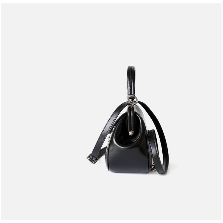 PU Leather Clasp Closure Crossbody Bag 6