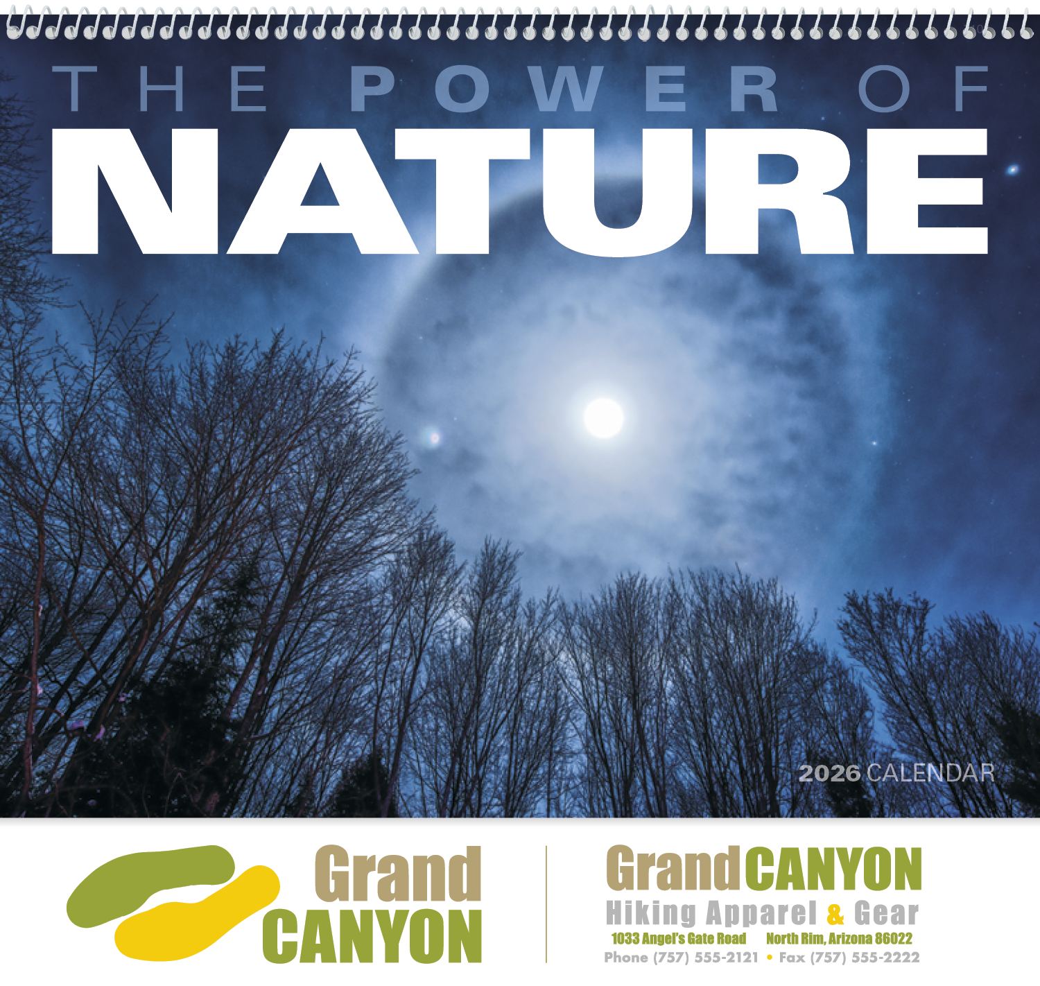 Good Value™ The Power of Nature - Spiral Calendar 31
