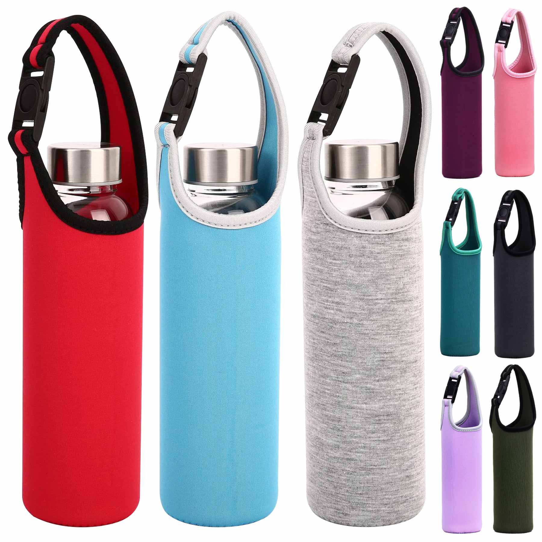 20oz Neoprene Sleeve Water Bottles, custom koozie with logo imprint 2