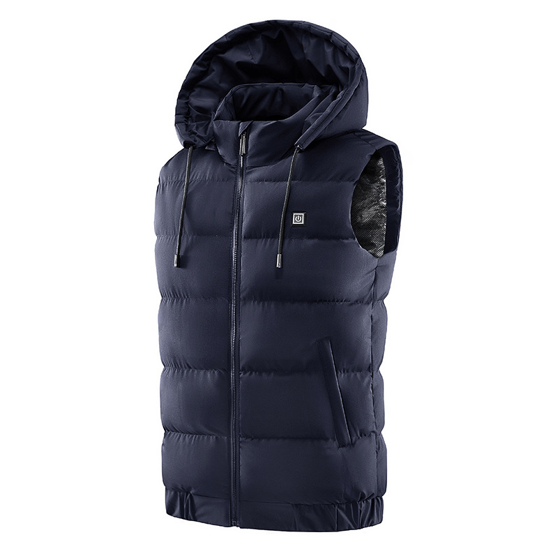 9 Areas Heated Hooded Vest for Men and Women 6