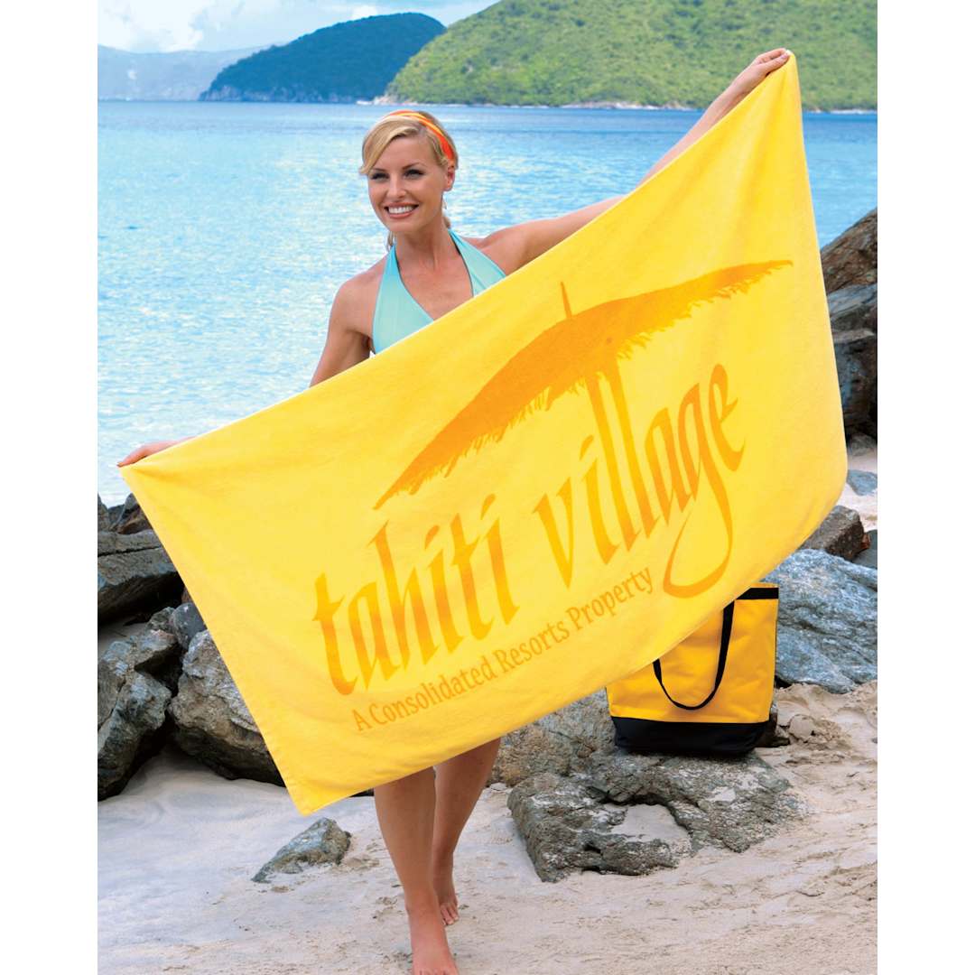 Basic Weight Colored Beach Towel 73