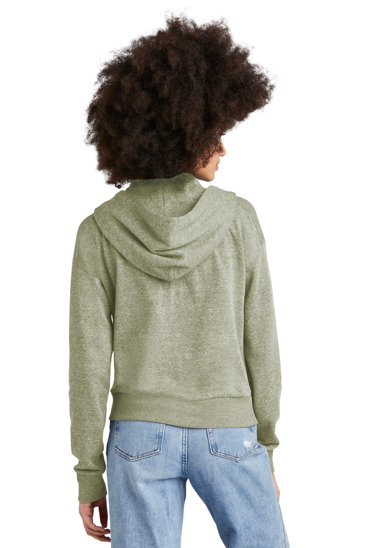 District Women's Perfect Tri Fleece 1/2-Zip Pullover DT1311 30