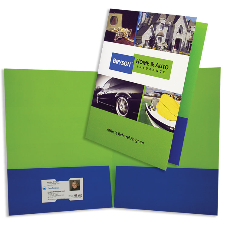 Large Presentation Folders Printed Full Color 10
