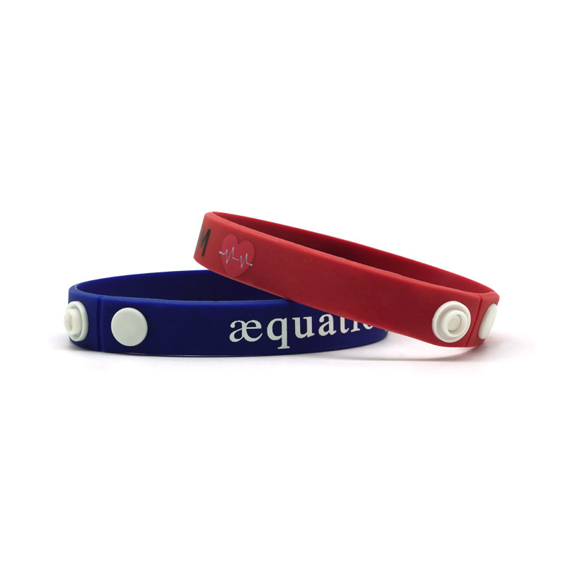 3D Embossed Silicone Wristband 2