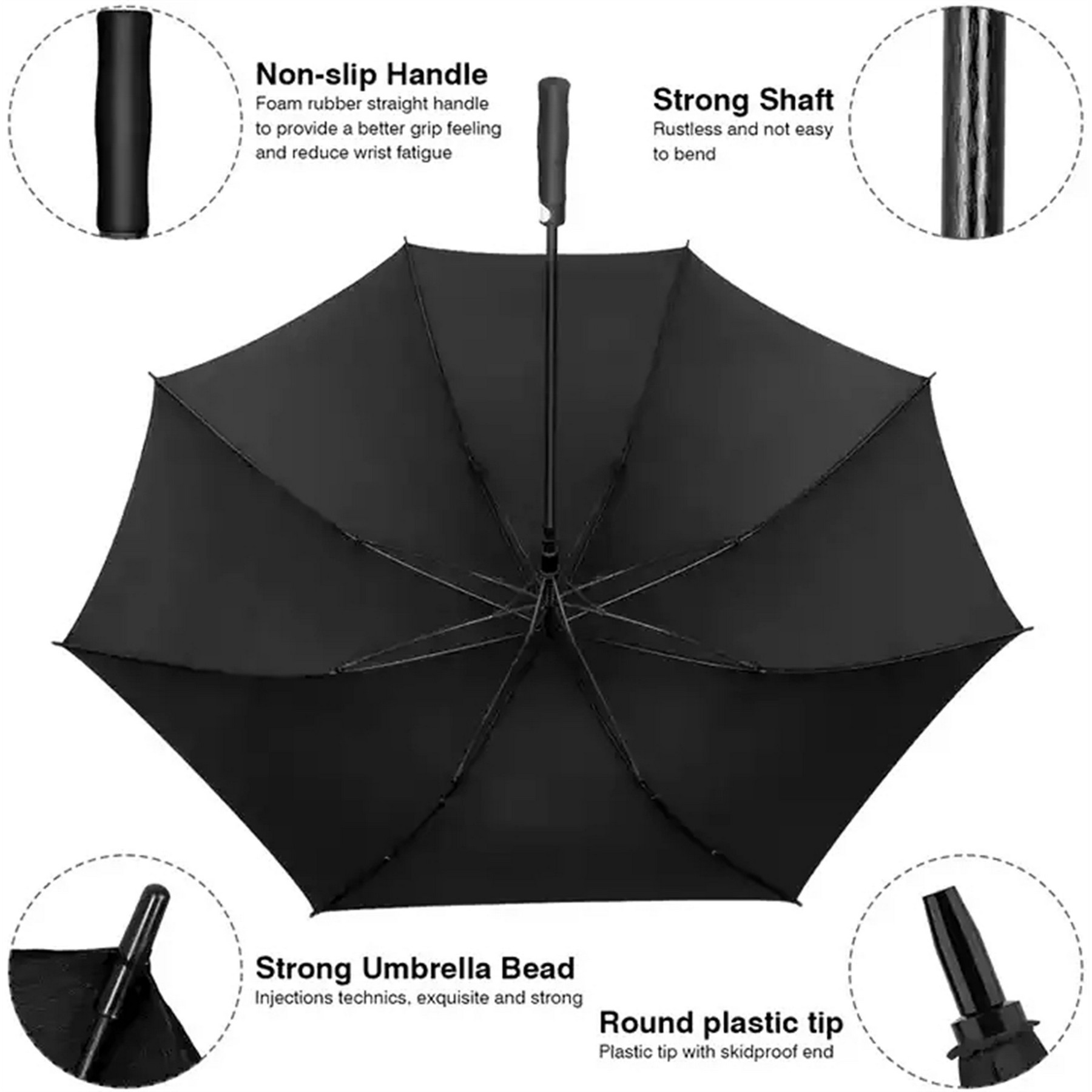 The 59" Arc UV Protection Golf Umbrella 4