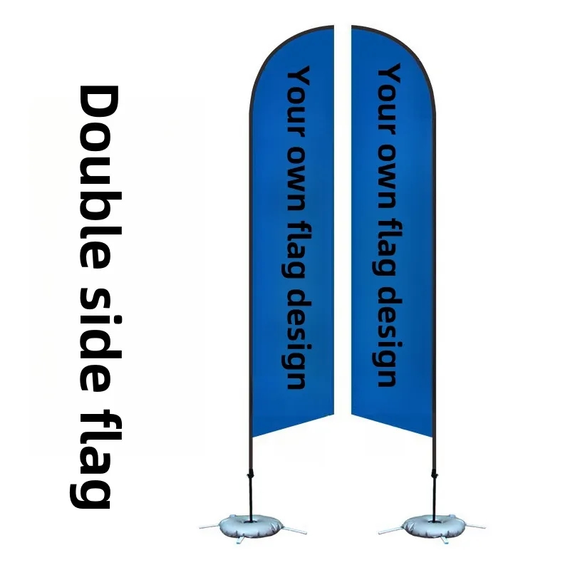 15' Single Sided Sailing Flag Fiberglass And Metal 4