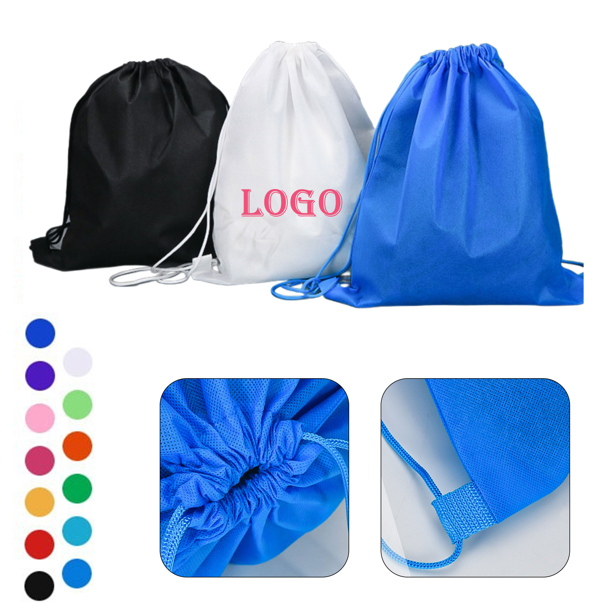 Non-Woven Drawstring Cinch Sports Bag 3