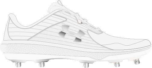 Men's UA Yard MT Baseball Cleats 7