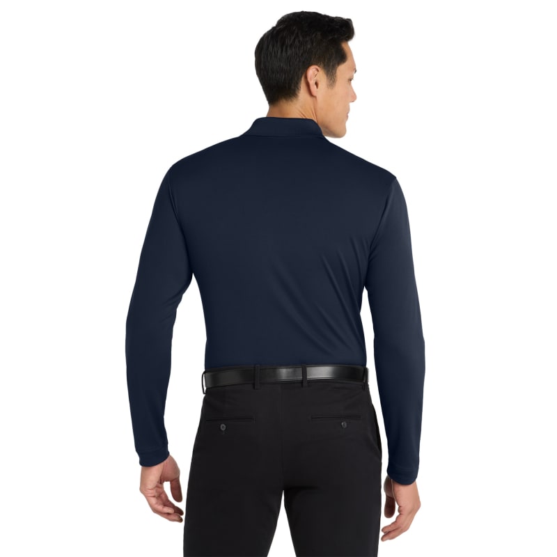 Port Authority Dry Zone UV Micro-Mesh Long Sleeve Polo 9