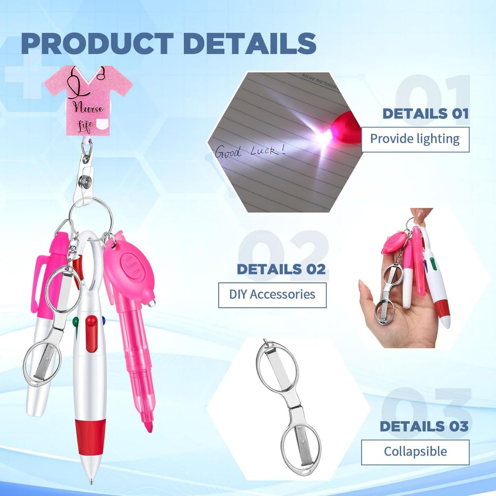 Nurse Badge Accessories Set 4