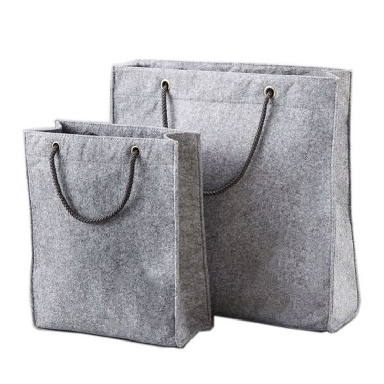 Rope Style Felt Handbag/ Tote Wine Bag 2