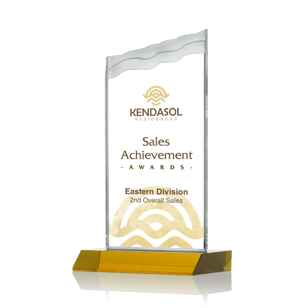 Oakwood VividPrint™ Award - Amber 3