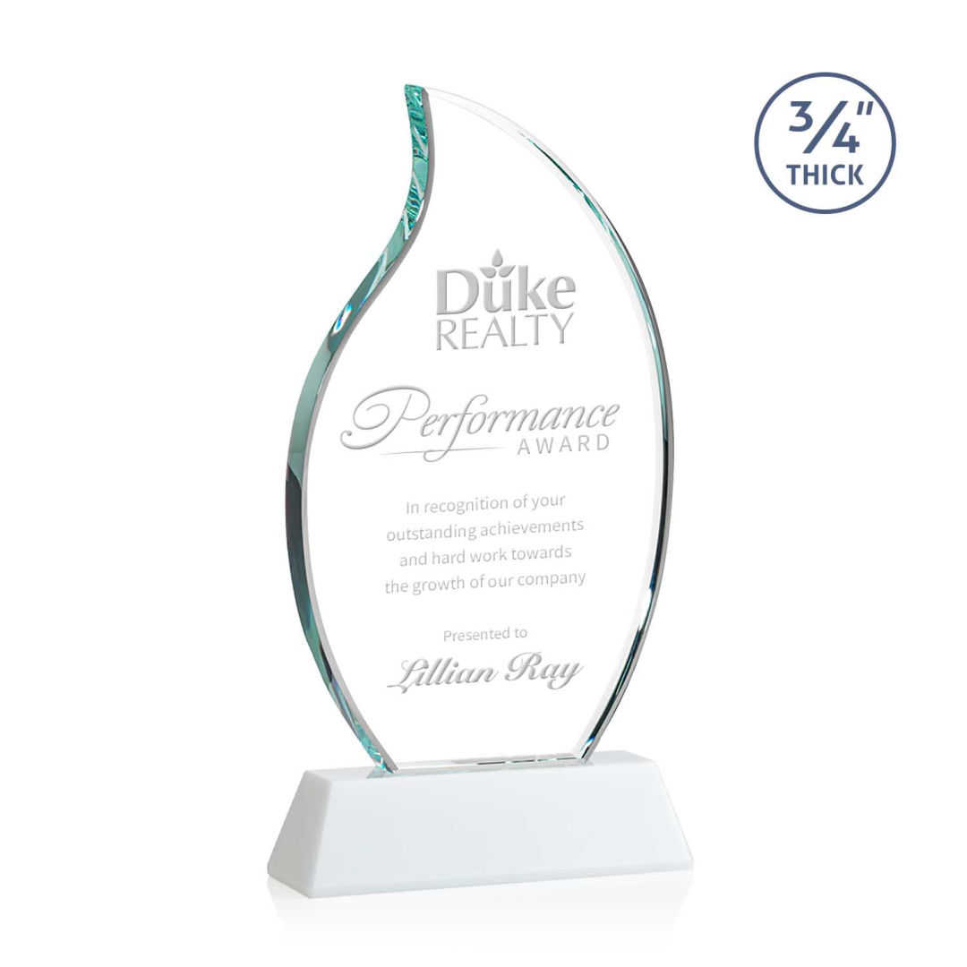 Croydon Flame Award on Newhaven Base - White 18