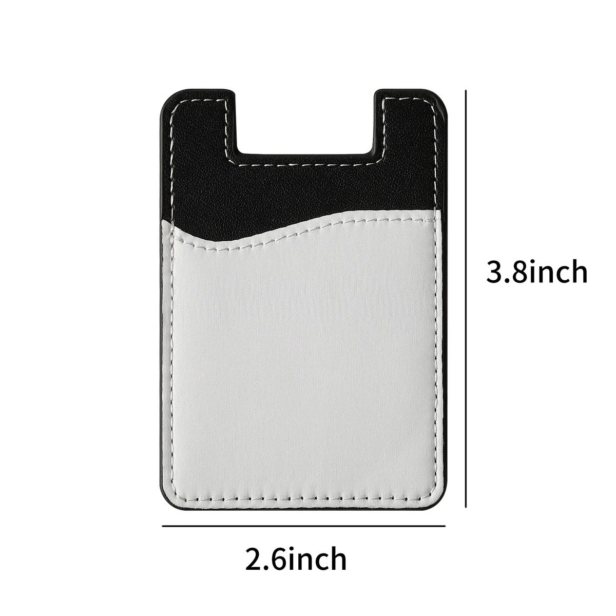Adhesive Leather Card Holder for Phone Backs 5
