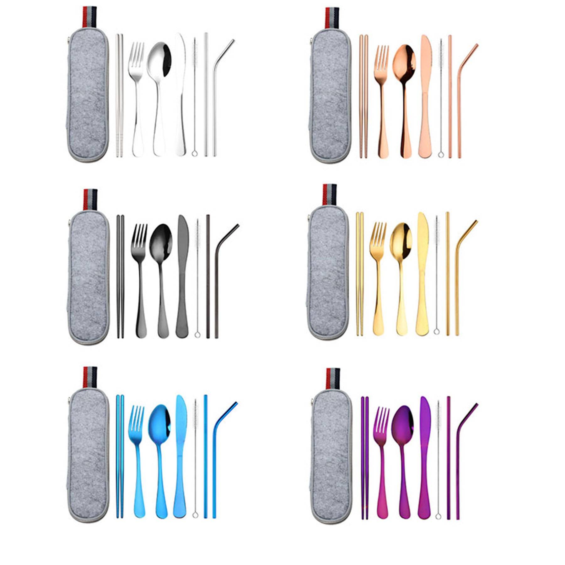 Stainless Steel Tableware Set 2