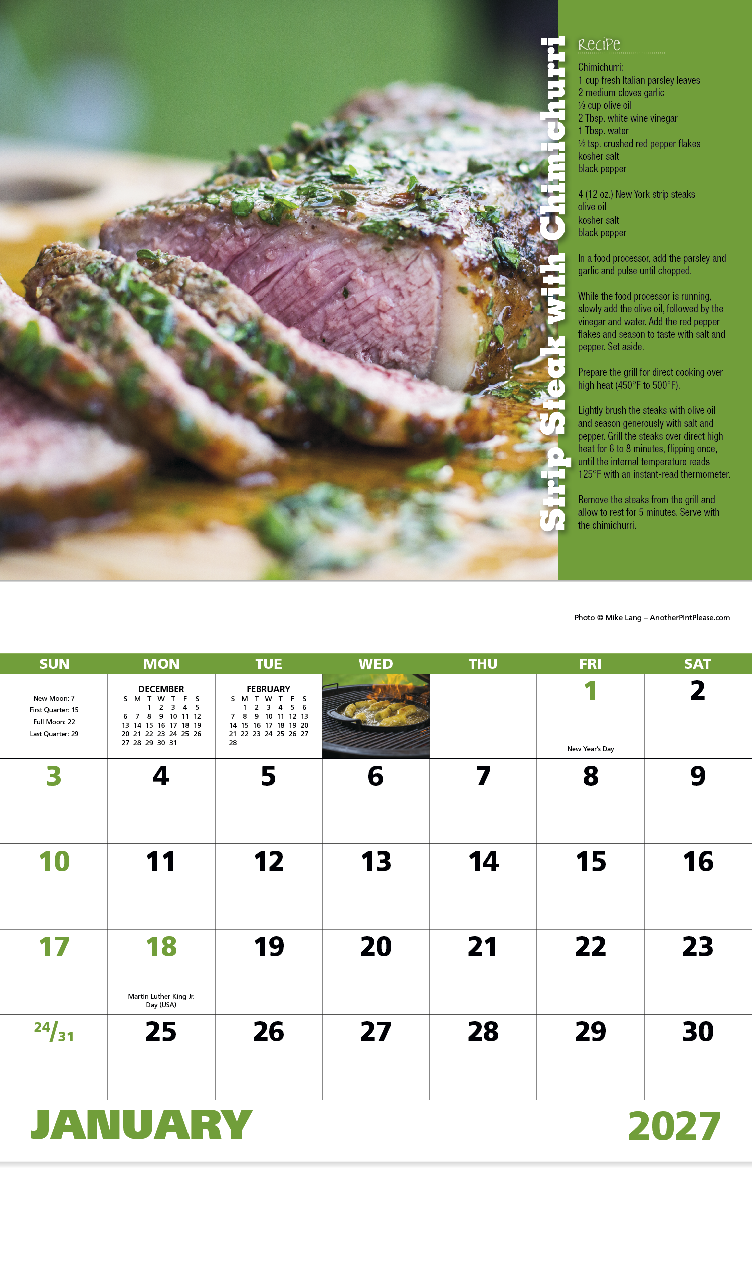 Good Value™ Grilling - Stapled Calendar 48