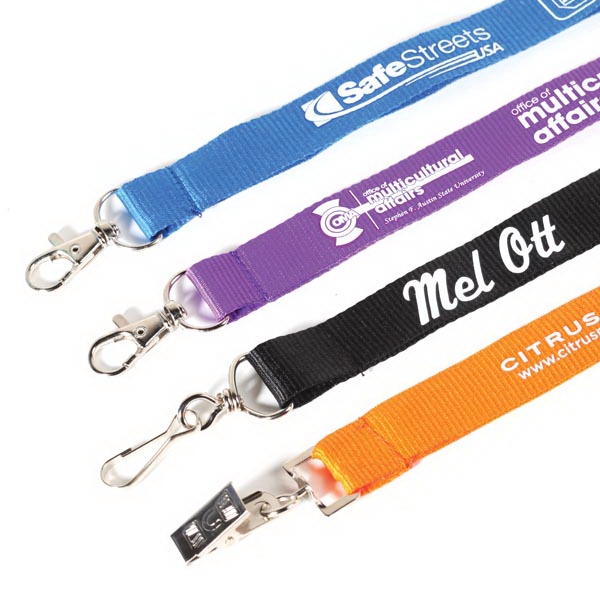 1" Lanyard - Flat Polyester 17