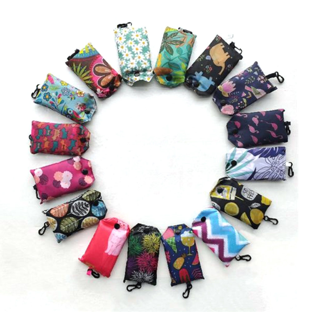 Folding Tote Bag With Keychain 1