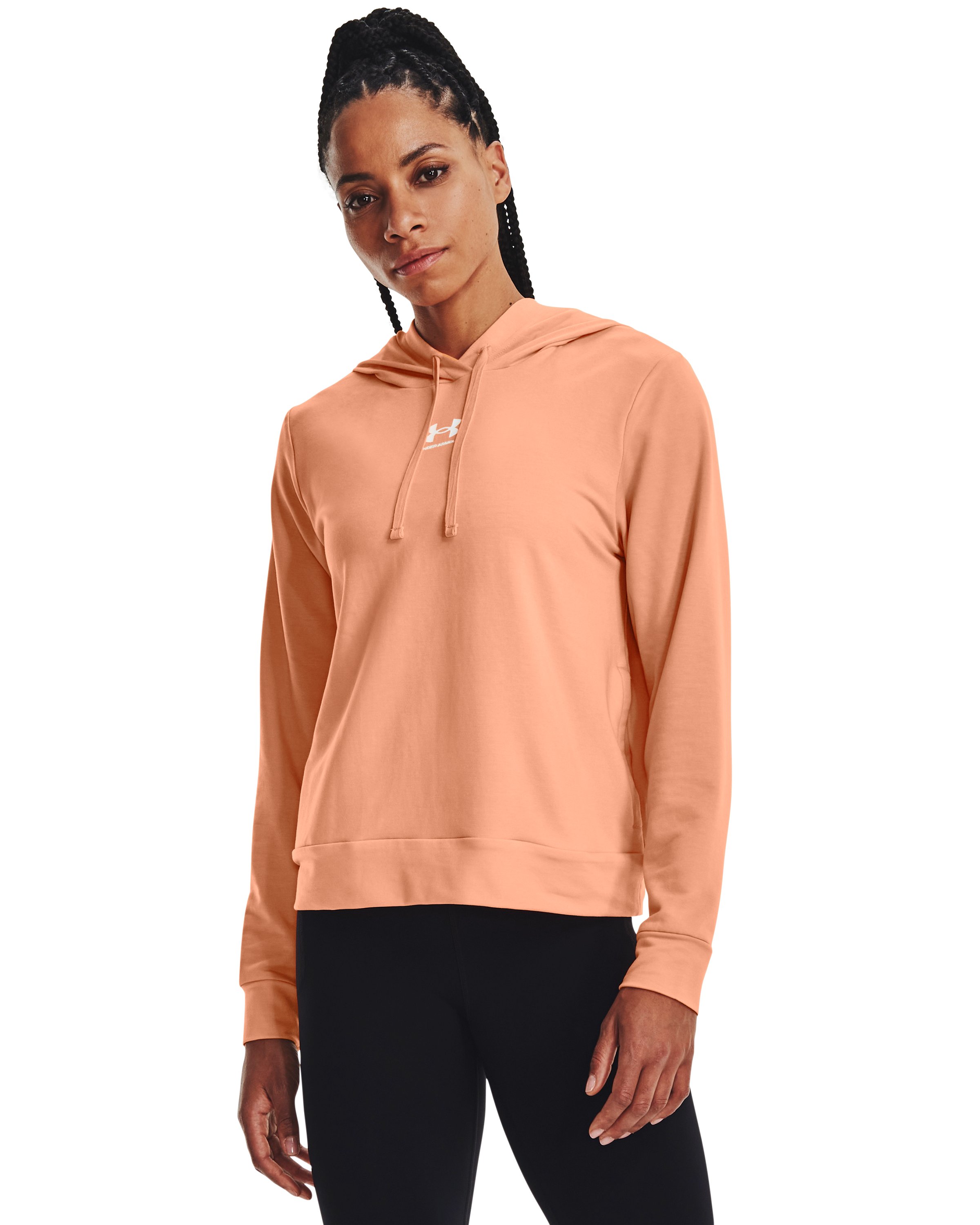 UA Rival Terry Women's Hoodie, custom hoodie or sweatshirt with logo imprint 5