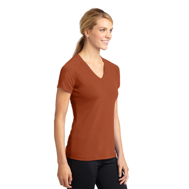 Sport-Tek Women's Ultimate Performance V-Neck. 30