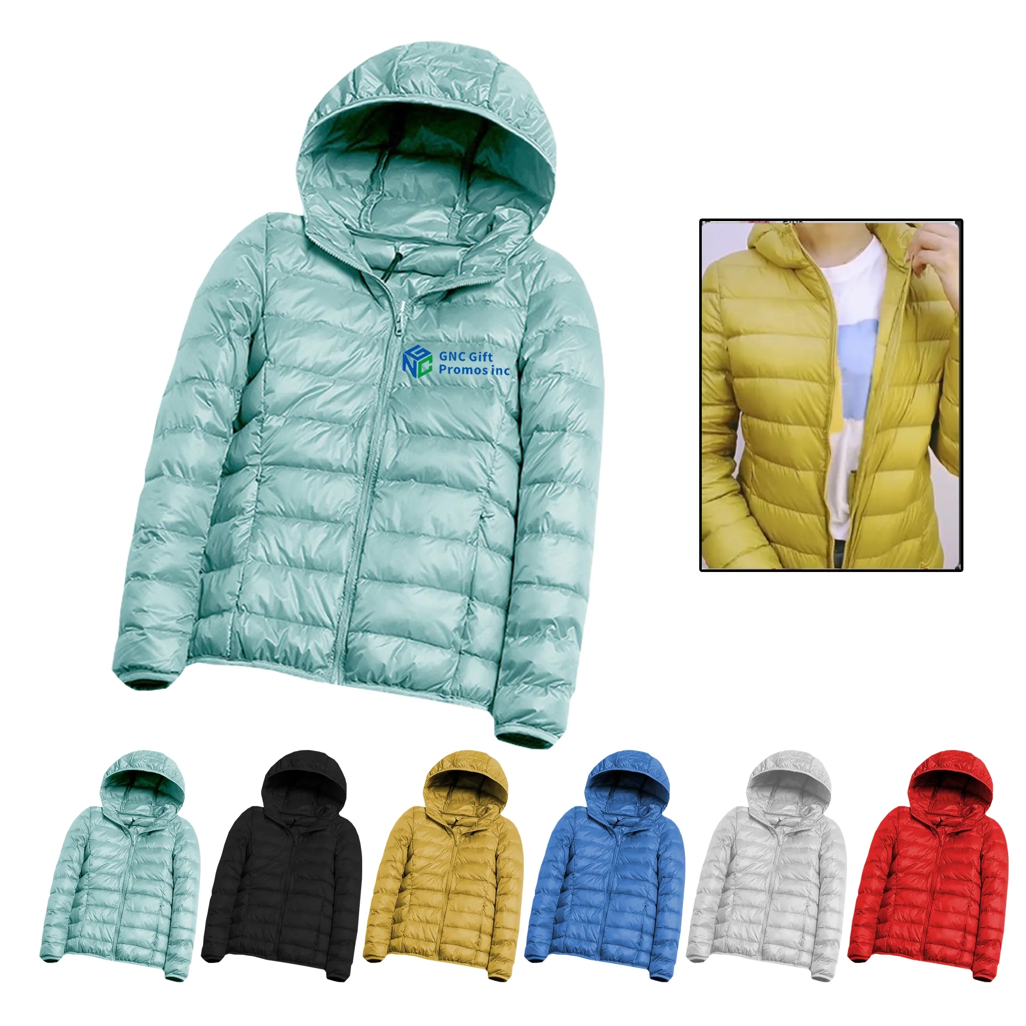 Foldable Down Jacket With Storage Bag 7