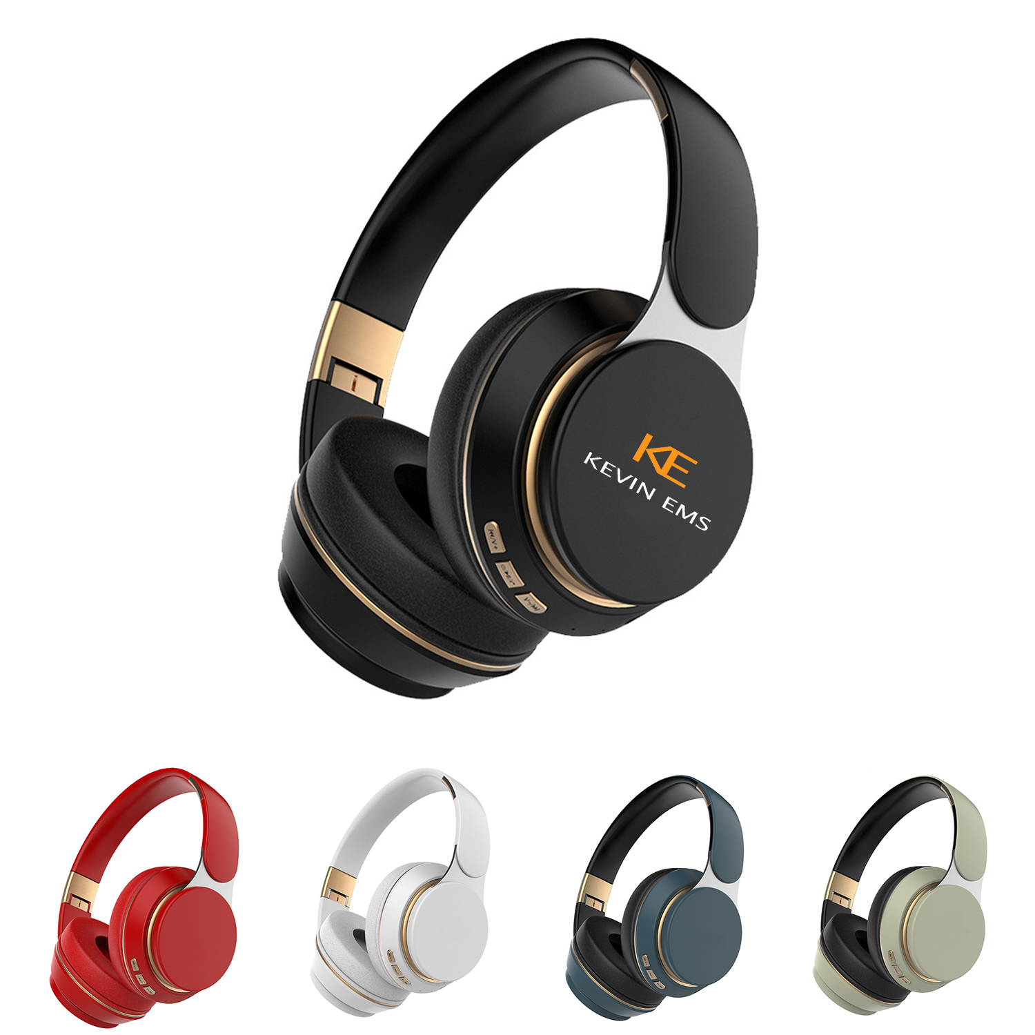 Foldable Wireless Bluetooth Headphones 2