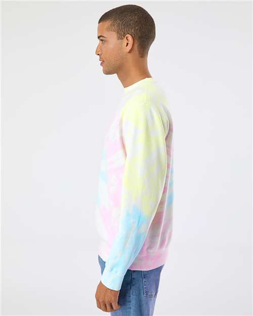 Unisex Midweight Tie-Dyed Crewneck Sweatshirt - PRM3500TD 26