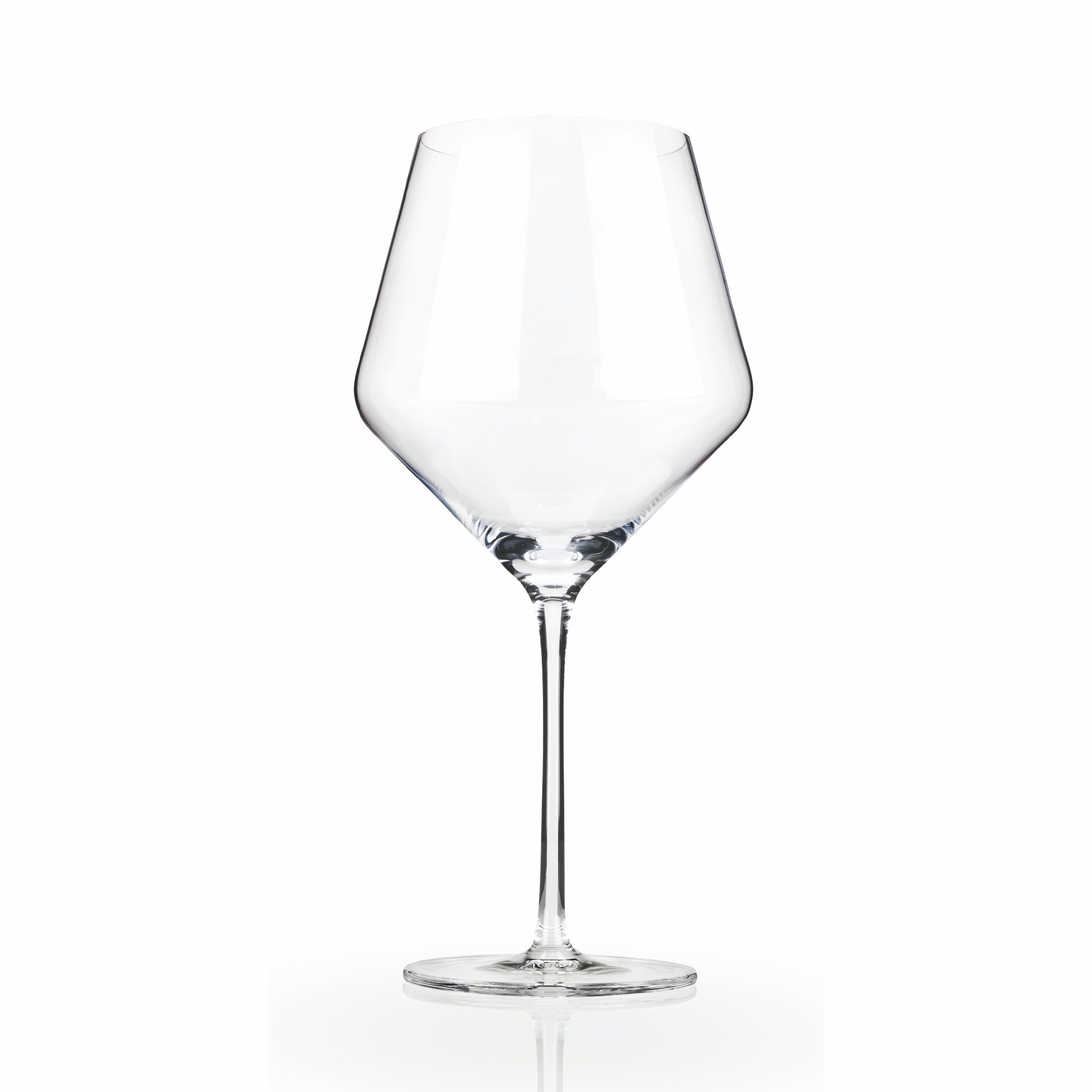 Viski® Raye Angled Crystal Burgundy Glass, set of 2 3