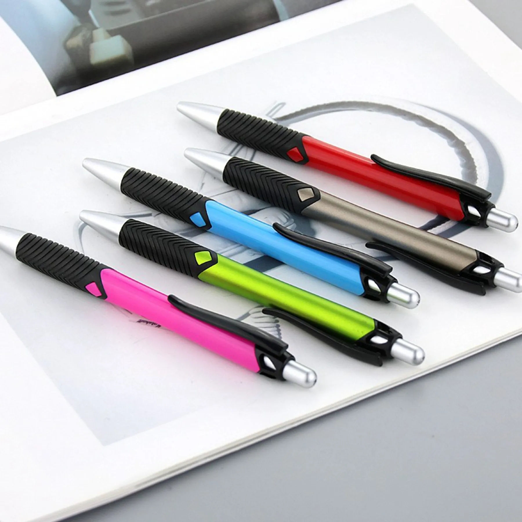 Multi-color Soft Rubber Gourd Ballpoint Pen 3