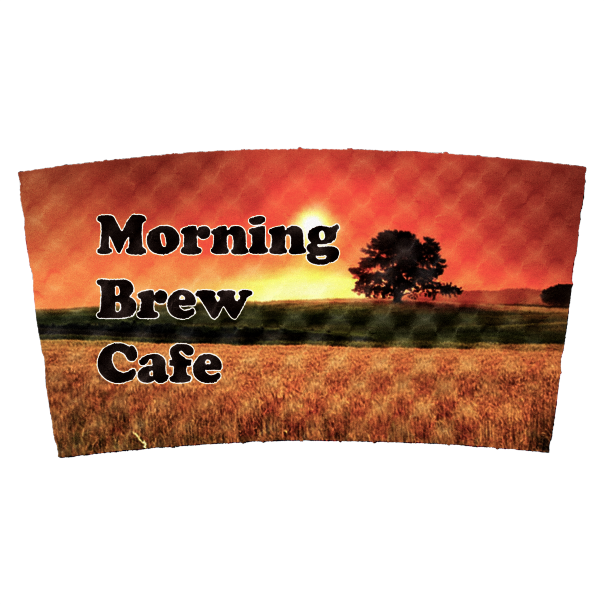 12/16/20/24 oz Beverage Wrap White Digital Print 4