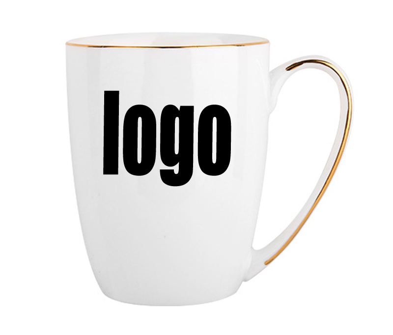 Moonlight Drawing Gold Line Bone Porcelain Ceramic Cup 3