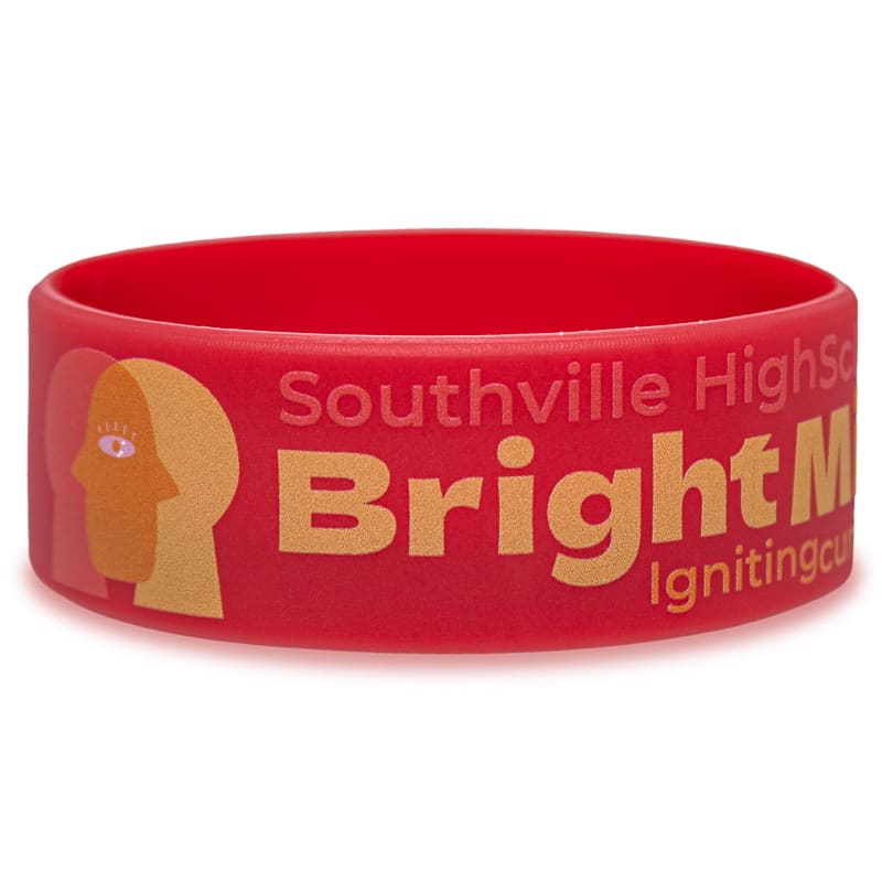 1 Inch Full Color Printed Wristbands 222