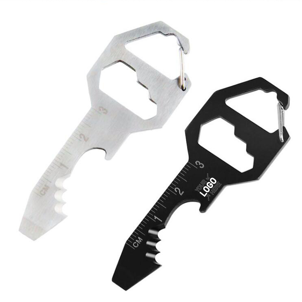Multi-Function Keychain with Bottle Opener Screwdriver