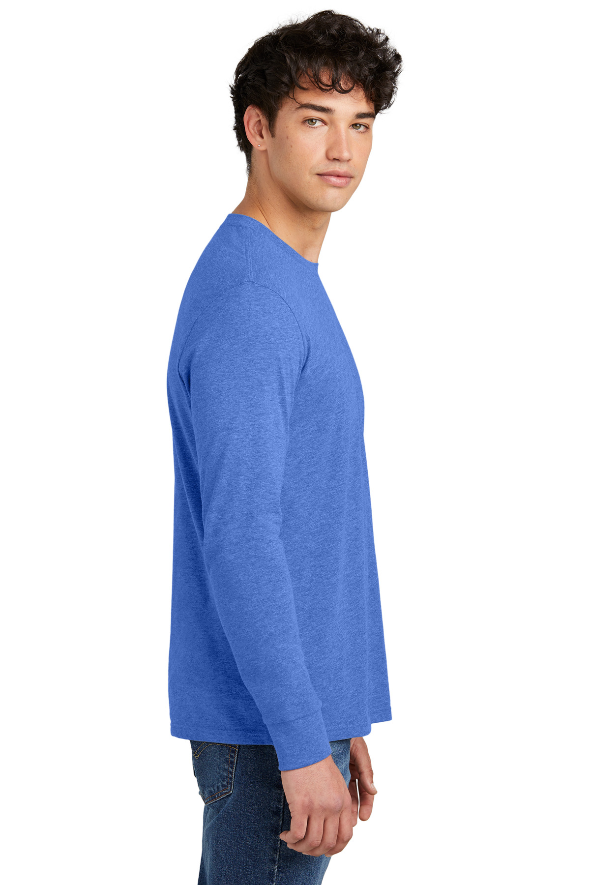 District Perfect Blend CVC Long Sleeve Tee DT109 54