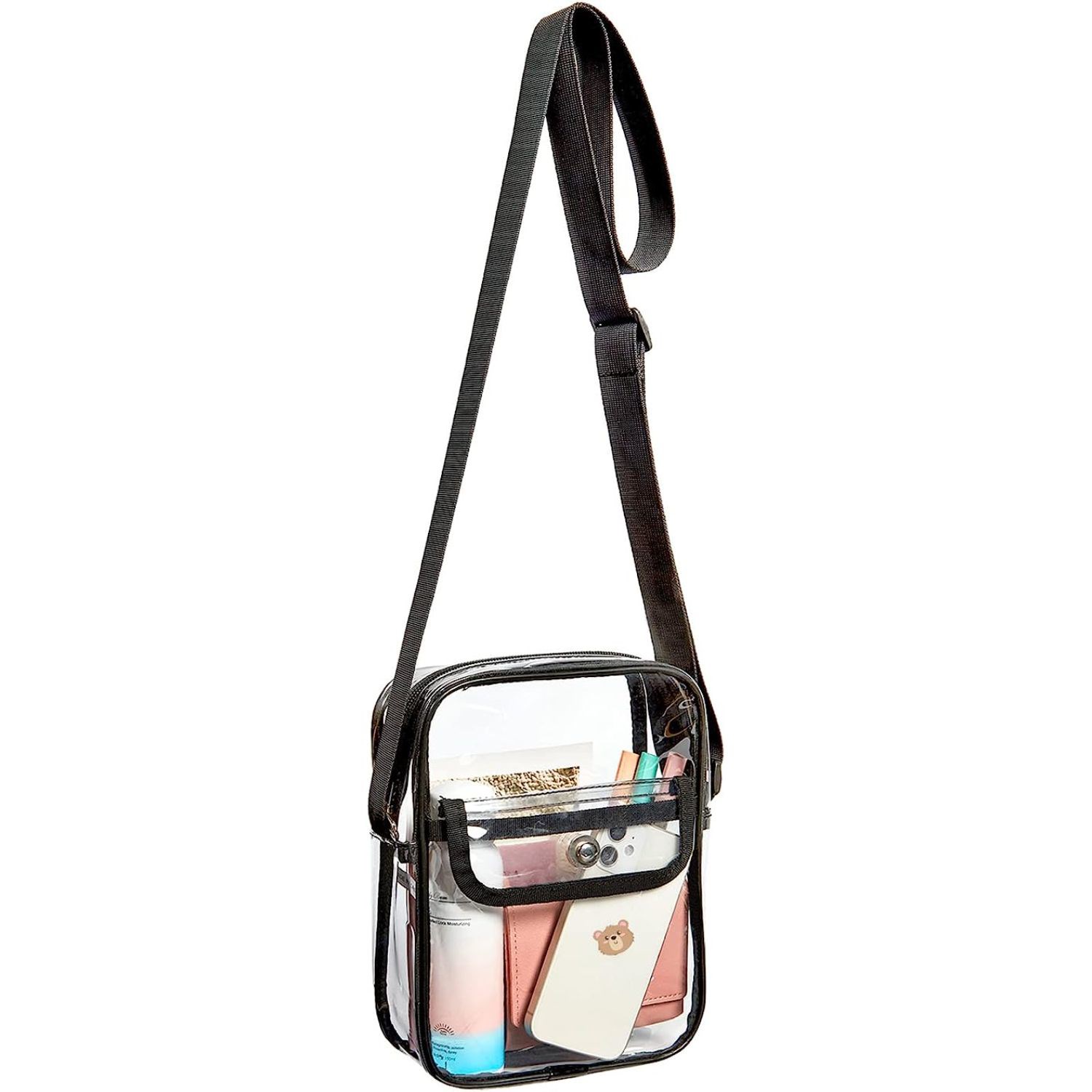 Stadium Approved Clear Purse Handbag PVC Crossbody Bag 3