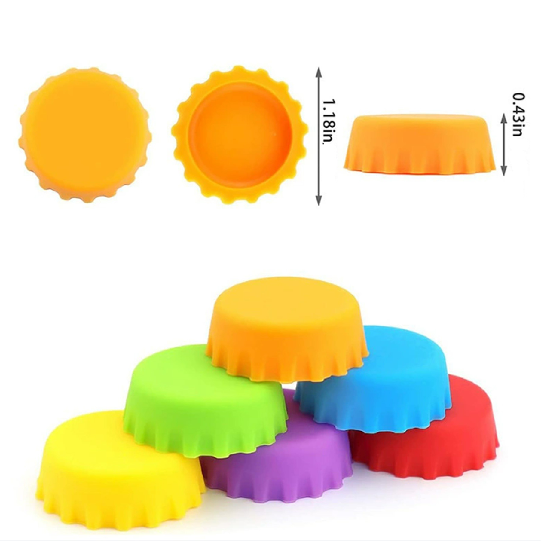 Food Grade Silicone Beer Bottle Cap 3