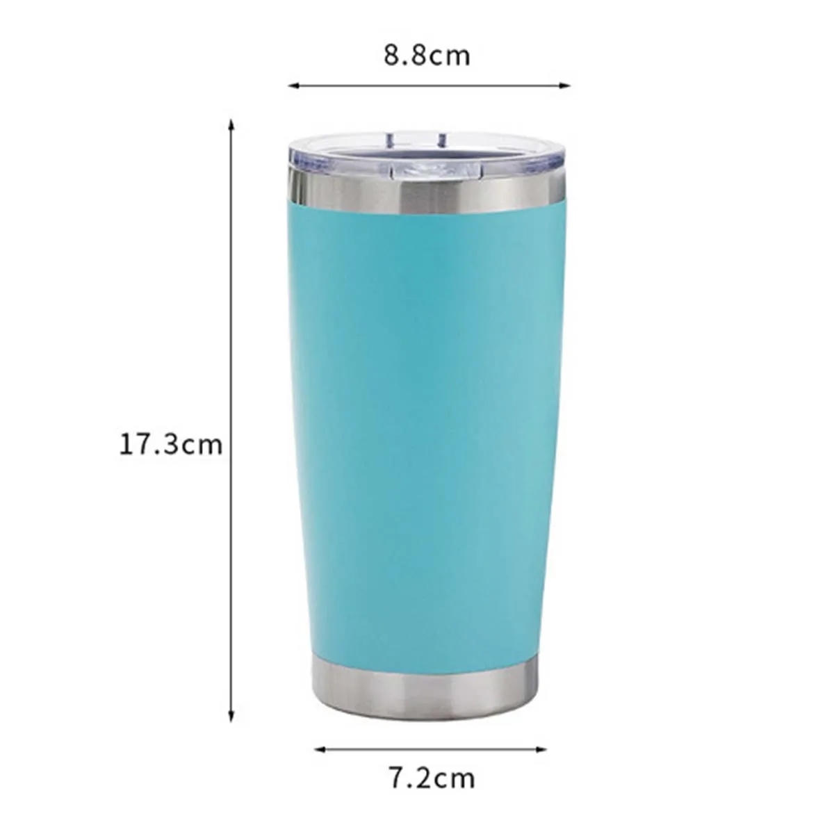 20oz Stainless Steel Vacuum Insulated Tumbler With Lid 12