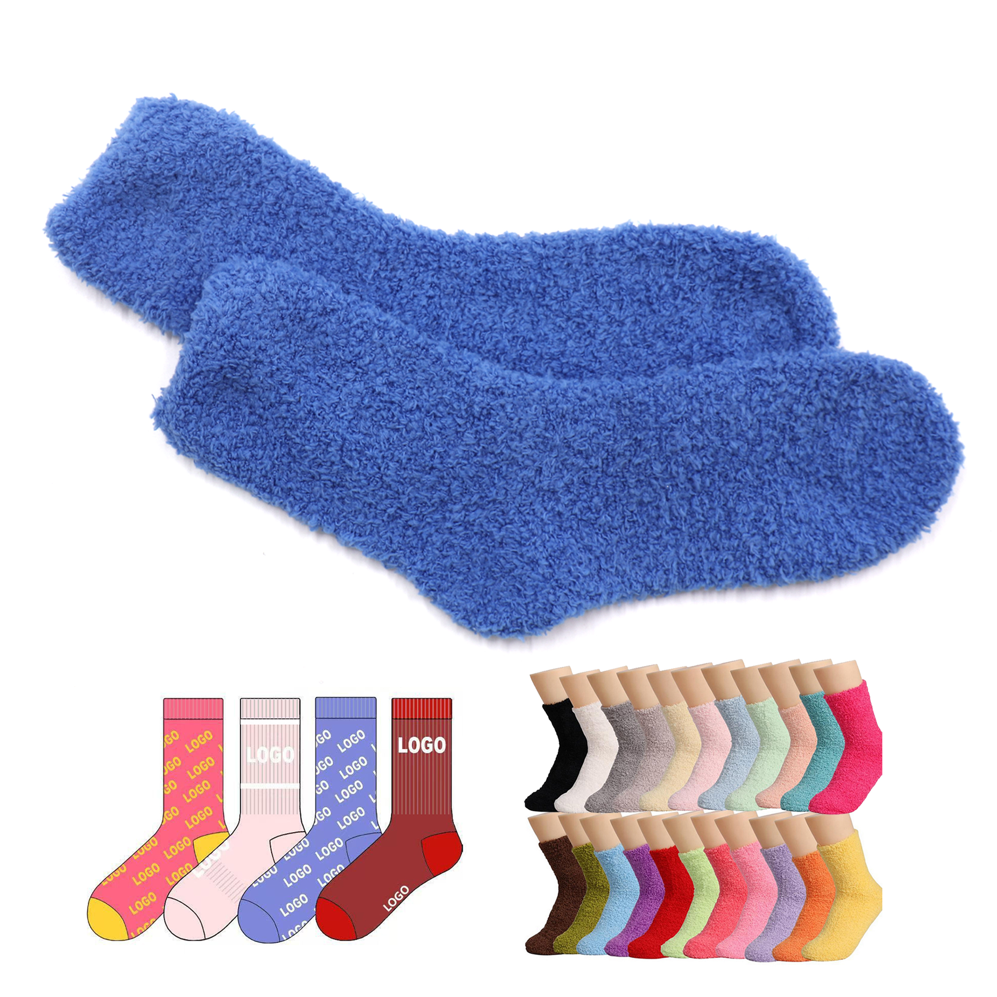 Fuzzy Cozy Fluffy Winter Slipper Socks 3