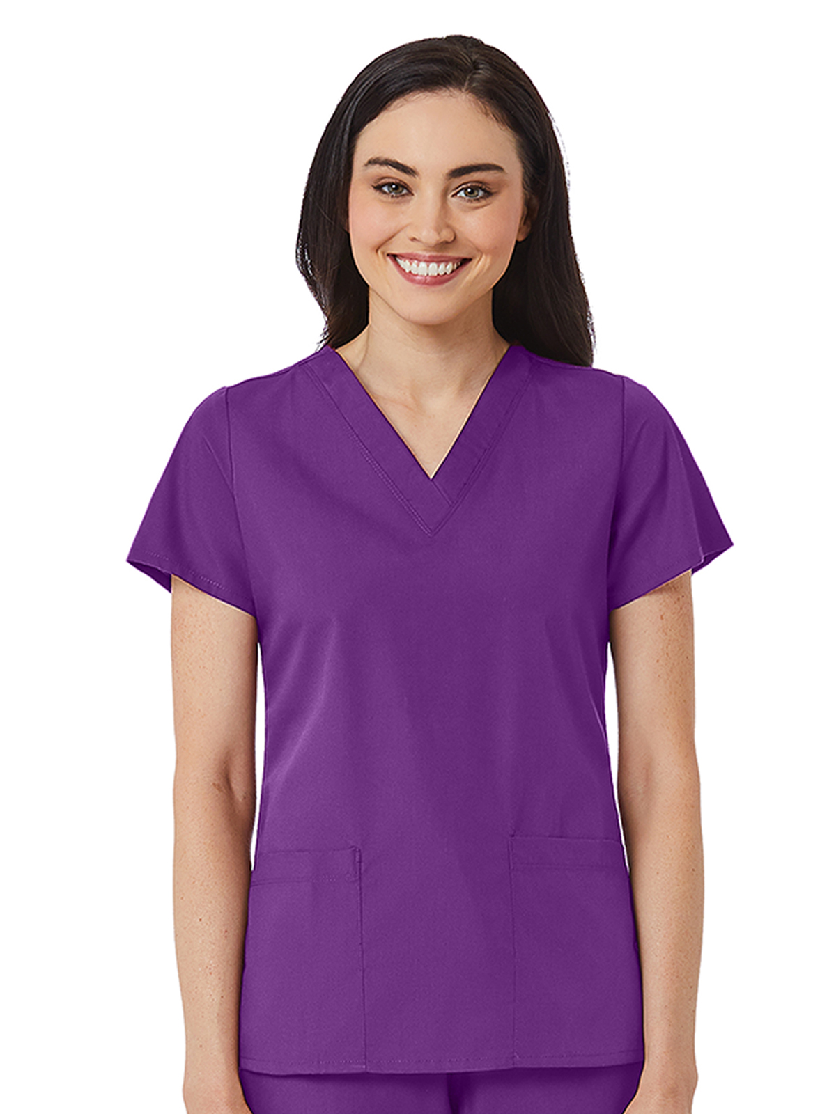 Maevn - Red Panda - Women's V-Neck Two Pocket Top 12
