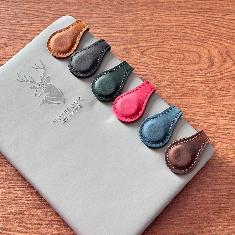 Magnetic Leather Bookmark 4