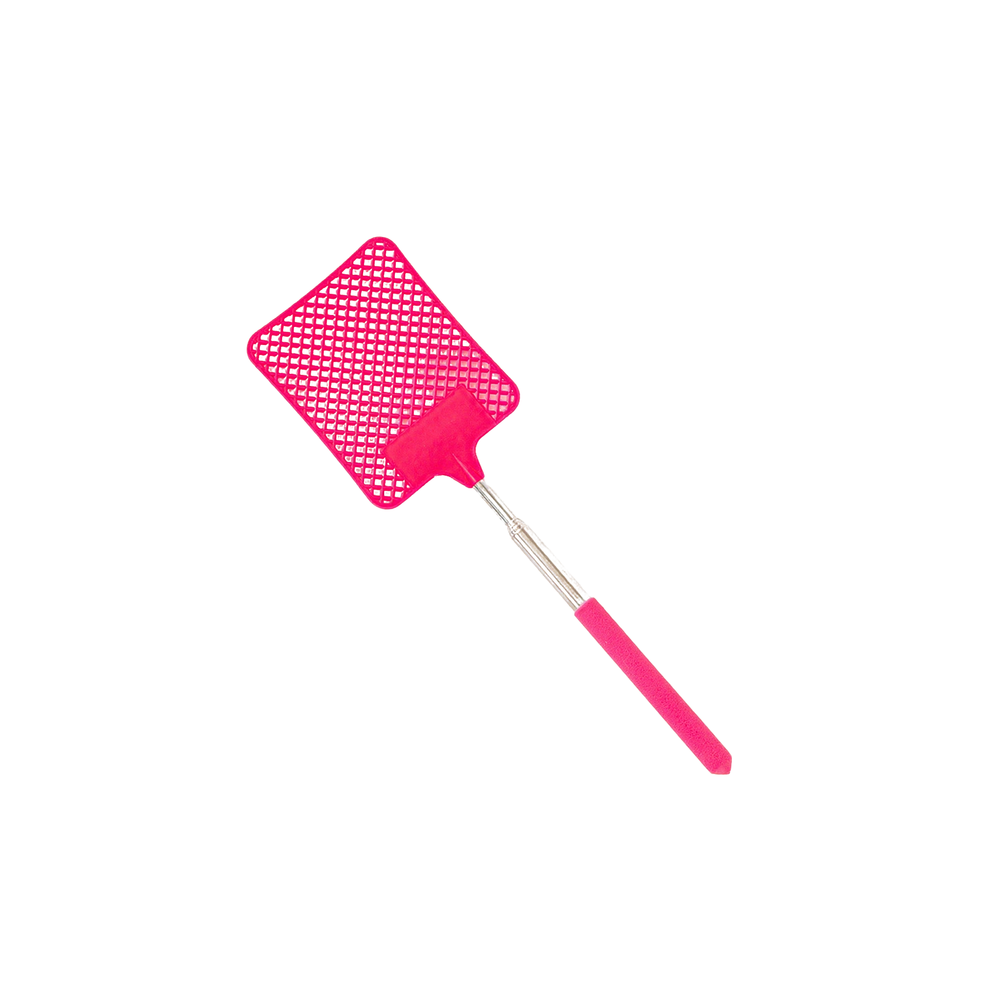 Retractable Fly Swatter With Telescopic Handle 17.8" x 2.8" 2
