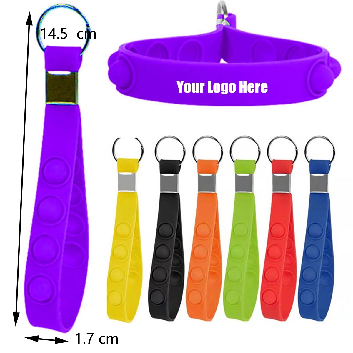 Push Pop Stress Reliever Keychain 2