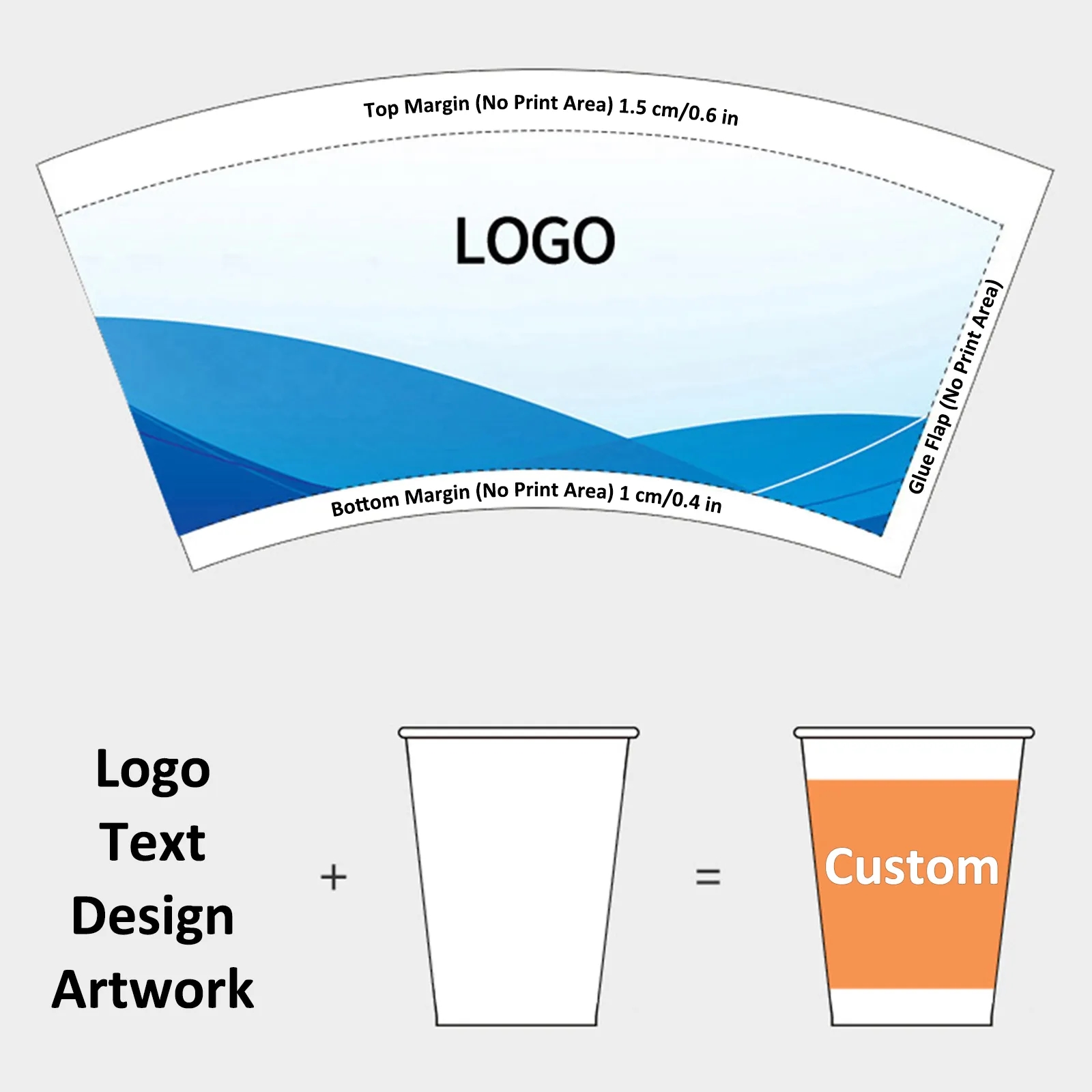 White Disposable Paper Coffee Cup Hot Cold Beverage Drinking 4